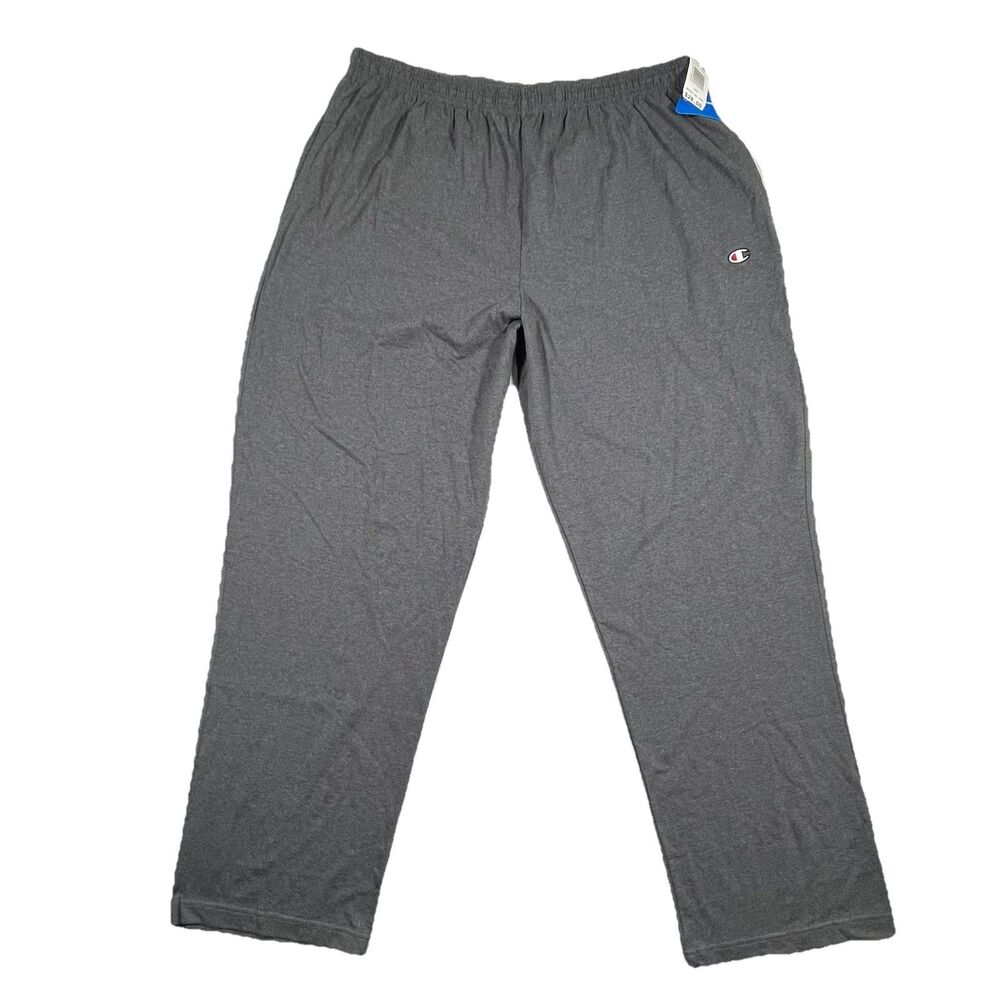 Vintage Y2K Champion Jersey Pants Men’s XXL Gray Sweatpants NWT
